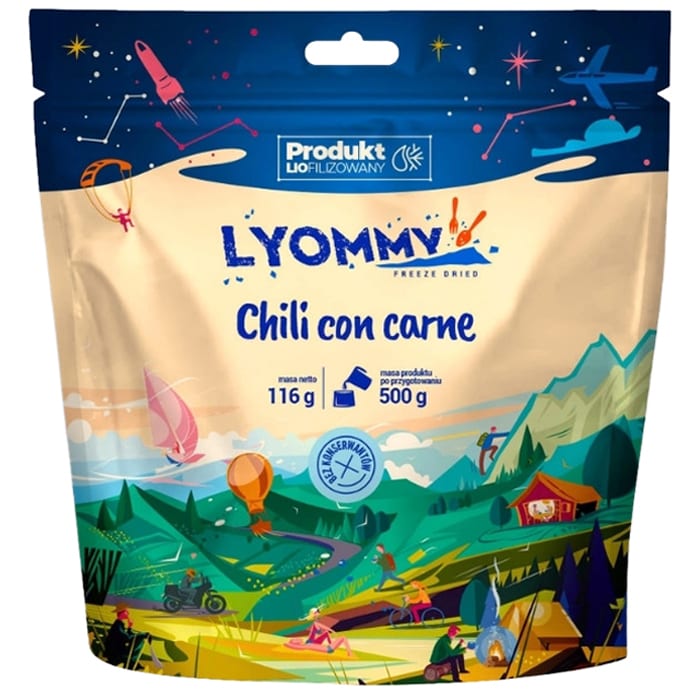 Żywność liofilizowana Posiłek Danie Lyommy Chili con carne 116 g/490 kcal