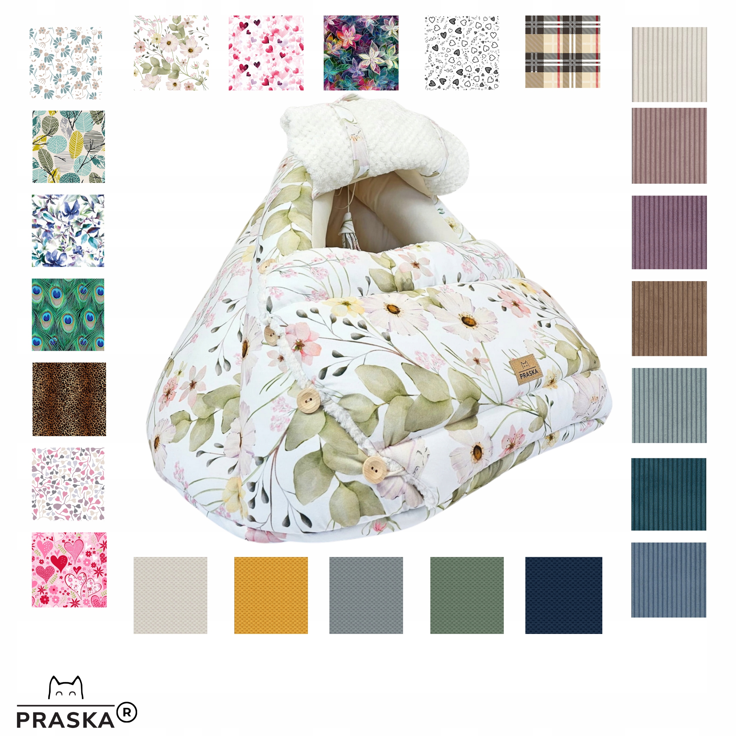 Levně Pražská porodní budka pro kočky Baby Born Plus velká budka o průměru 70 cm pro chovatele