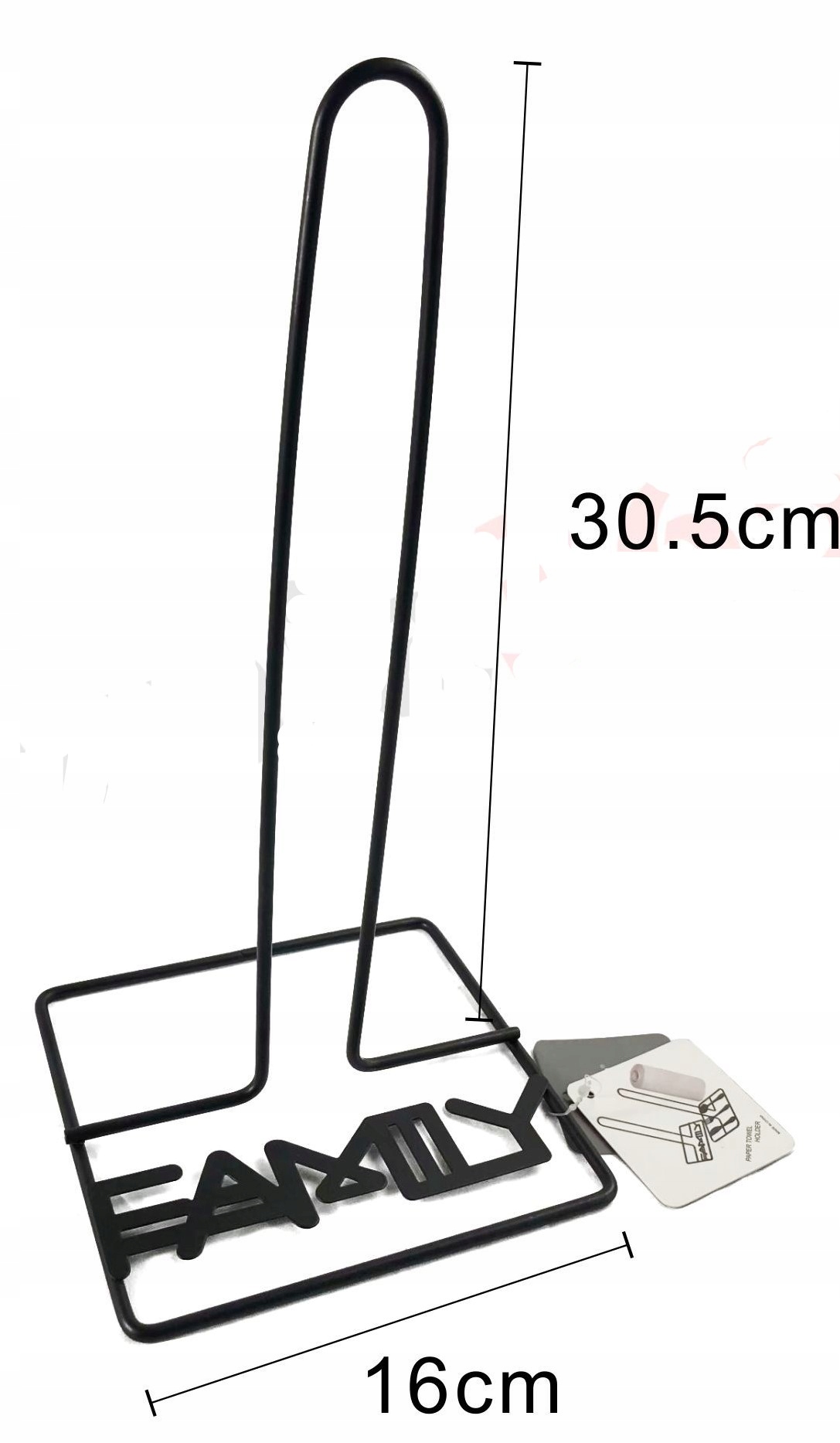 Elegancki metalowy stojak na papier kuchenny EAN (GTIN) 5900100250853