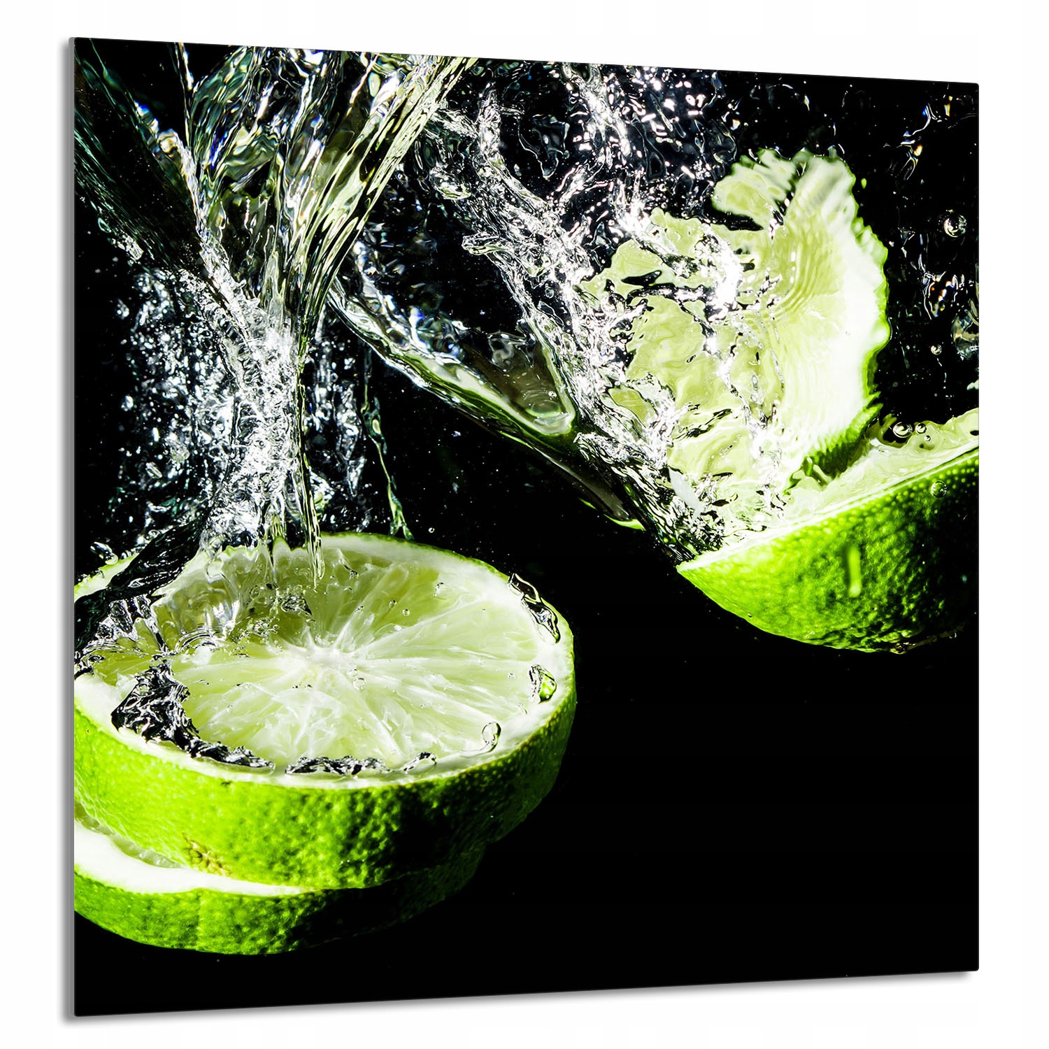 Skleněný Panel Do Kuchyně 60x65 Limetka Tvrzené Sklo