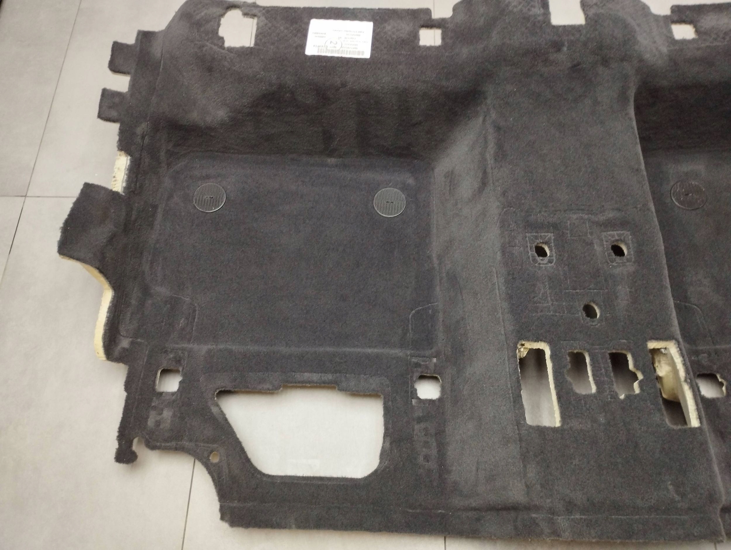 BMW 7 G11 mats carpet rear part 7392110