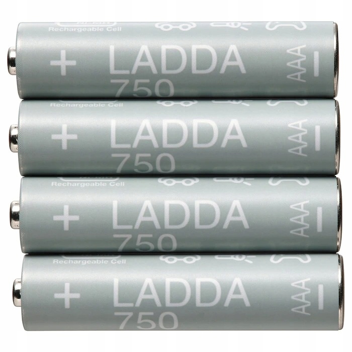 

Akumulatorki Baterie Lada Aaa 750 mAh 4 szt.