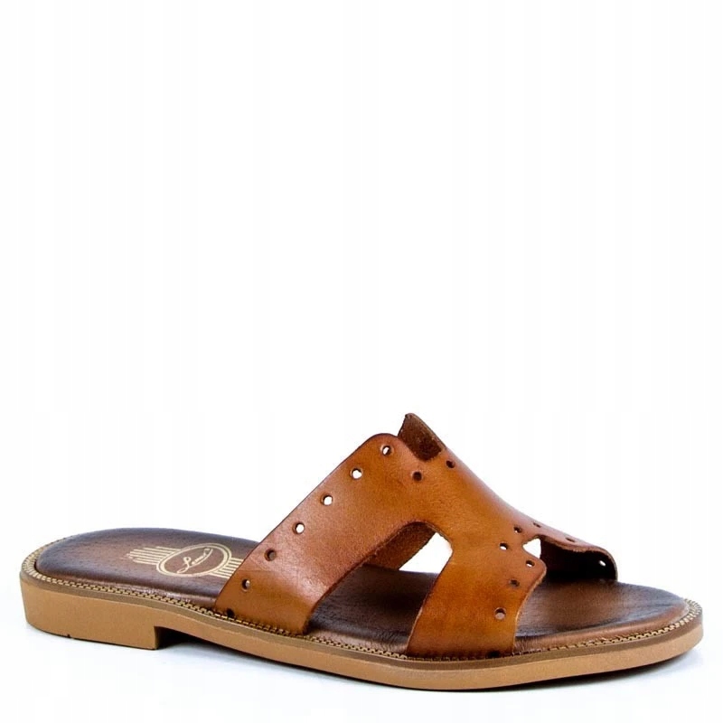 Lemar 40326 Kožené Nazouváky Hnědé 39