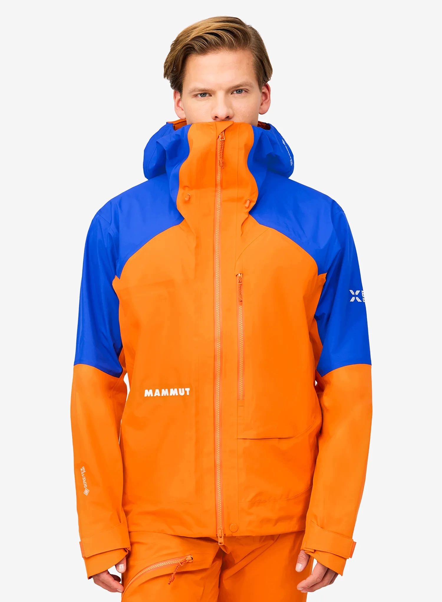 Kurtka z membraną Mammut Eiger Nordwand Advanced Hs Hooded e. orange XL