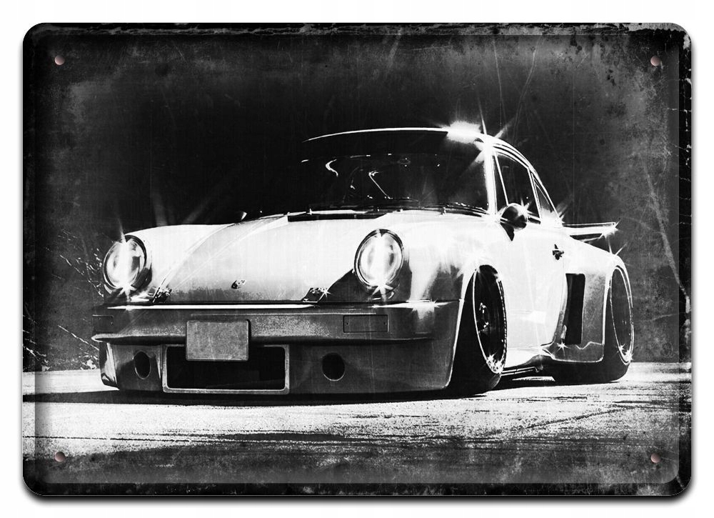 Porsche Plakat Metalowy Obrazek #14134