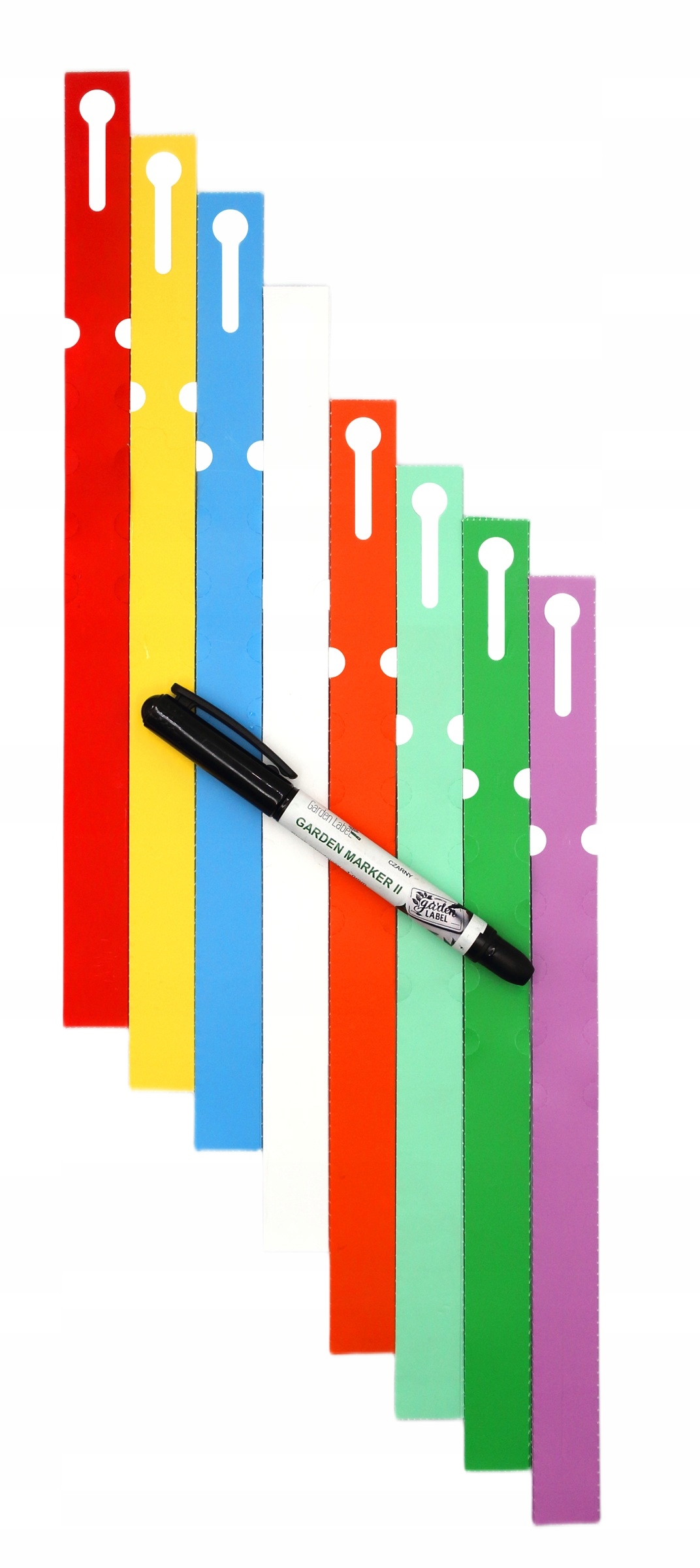 Marker ll+ Etikety 8 Barev smyčkové pro popis rostlin 300x20 mm (20x300) 800