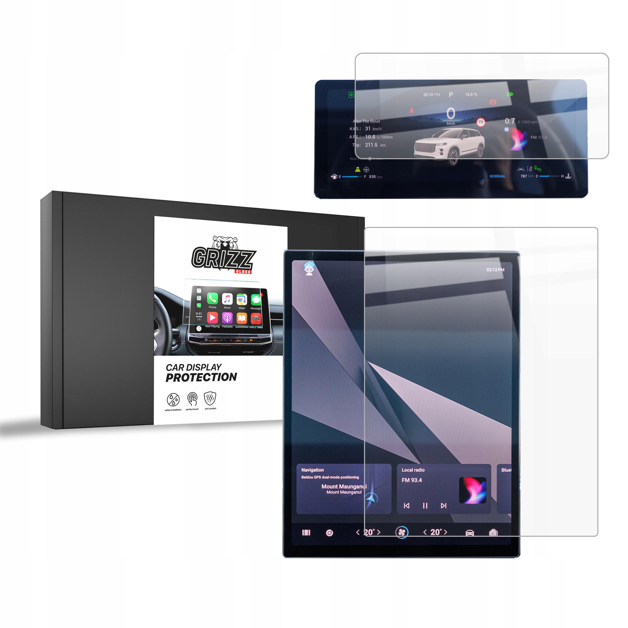 2w1 Folia Ceramiczna do Jaecoo J7 Ex+ 14,8" (2024-2025)