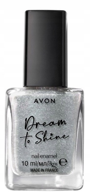 AVON LAKIER LŚNIĄCY EFEKT 3D DREAM TO SHINE SILVER SOLSTICE