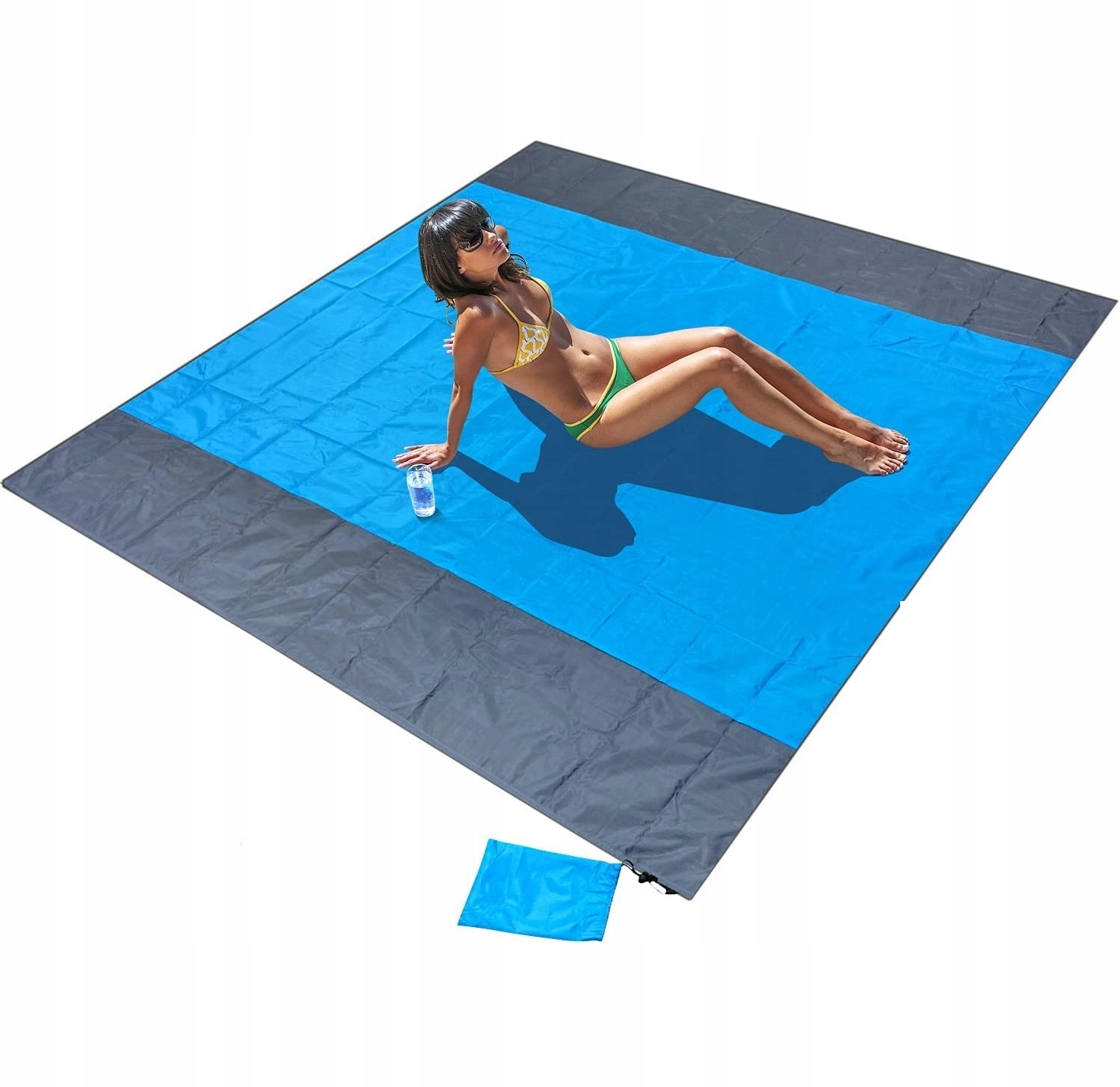 

Koc Plażowy Plażowy 200 X 200 CM Lekki Kompaktowy