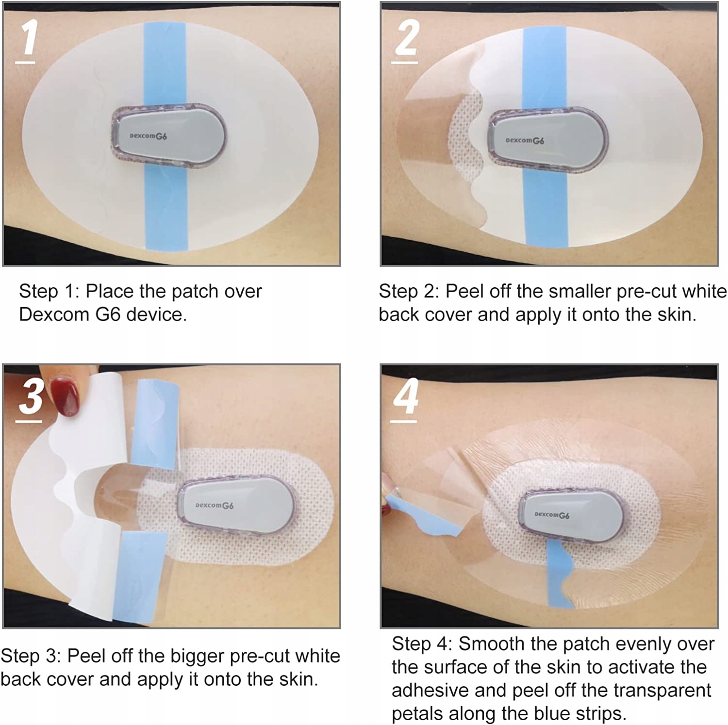 50Pcs Plastry Dexcom G6 Kod producenta b65A1-lydia-JS369-tr-5