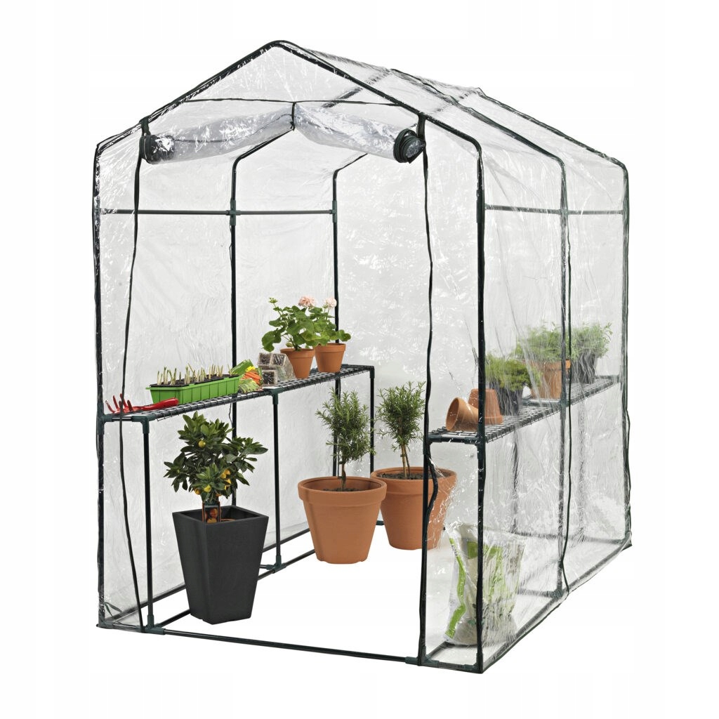 Mini záhradný skleník 190x130x190 cm 2,5 m² pozemok
