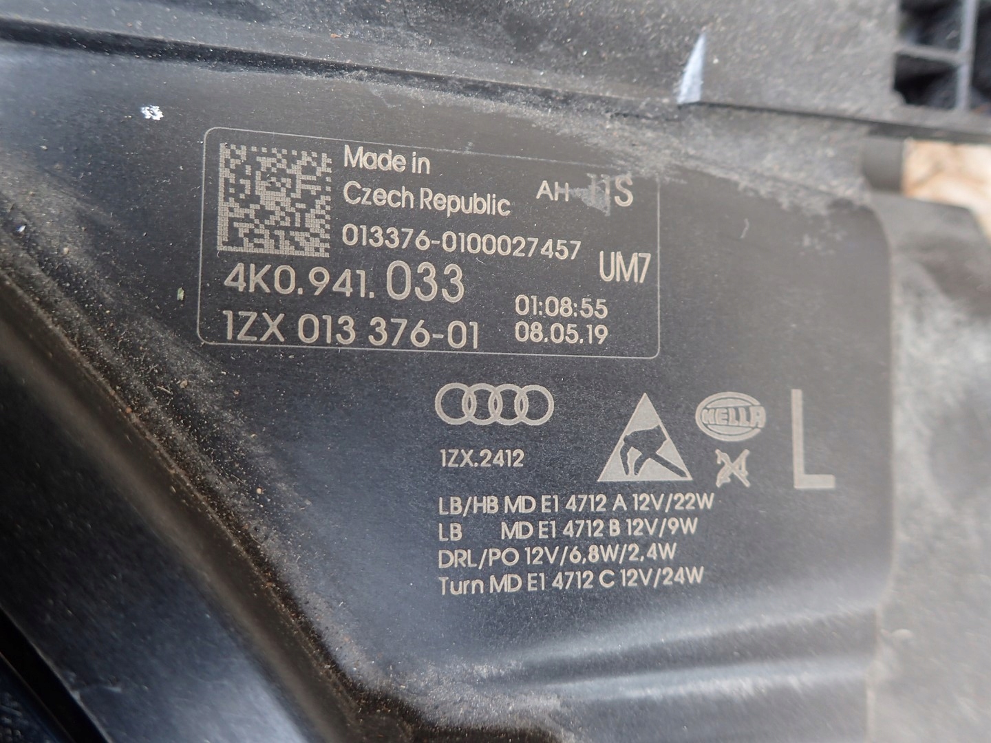 Audi OE 4K0941033 фара full led