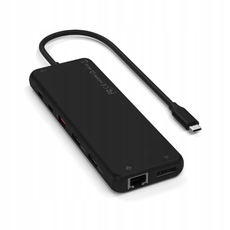Satechi 13v1 adaptér RJ45, Usb-c, Usb-a, 85W Pd, Hdmi, Dp 1.4 8K Audio