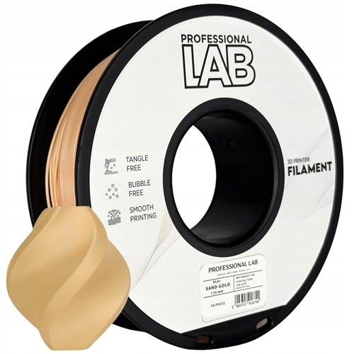Filament Pla+ Prof. Lab 1,75 mm 1 kg 1000 g sand gold