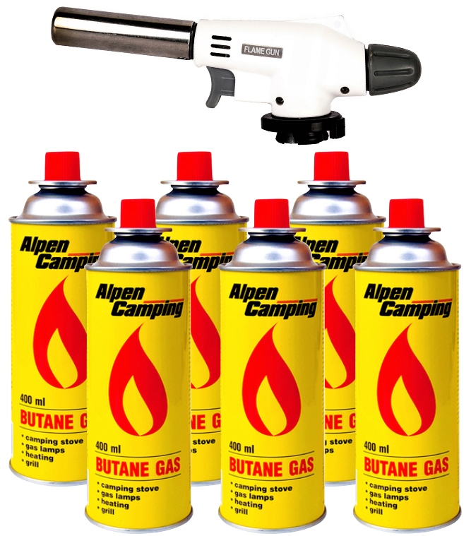 

Palnik Gazowy Opalarka Lutlampa Lutownica 6x Gaz