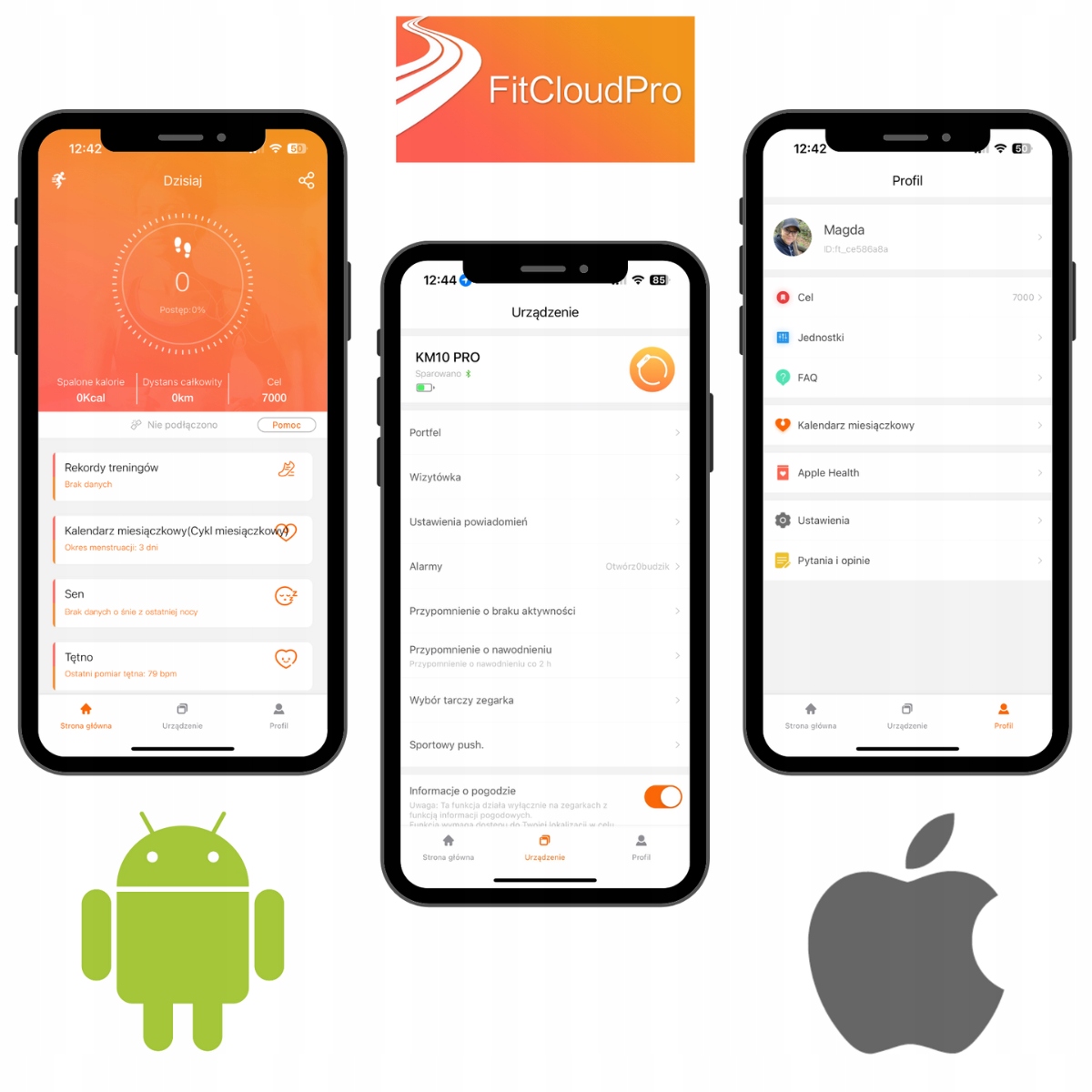 SMARTWATCH DAMSKI ZEGAREK ROZMOWY PL MENU SPORT SMART WATCH AMOLED 2 PASKI Wodoszczelność tak