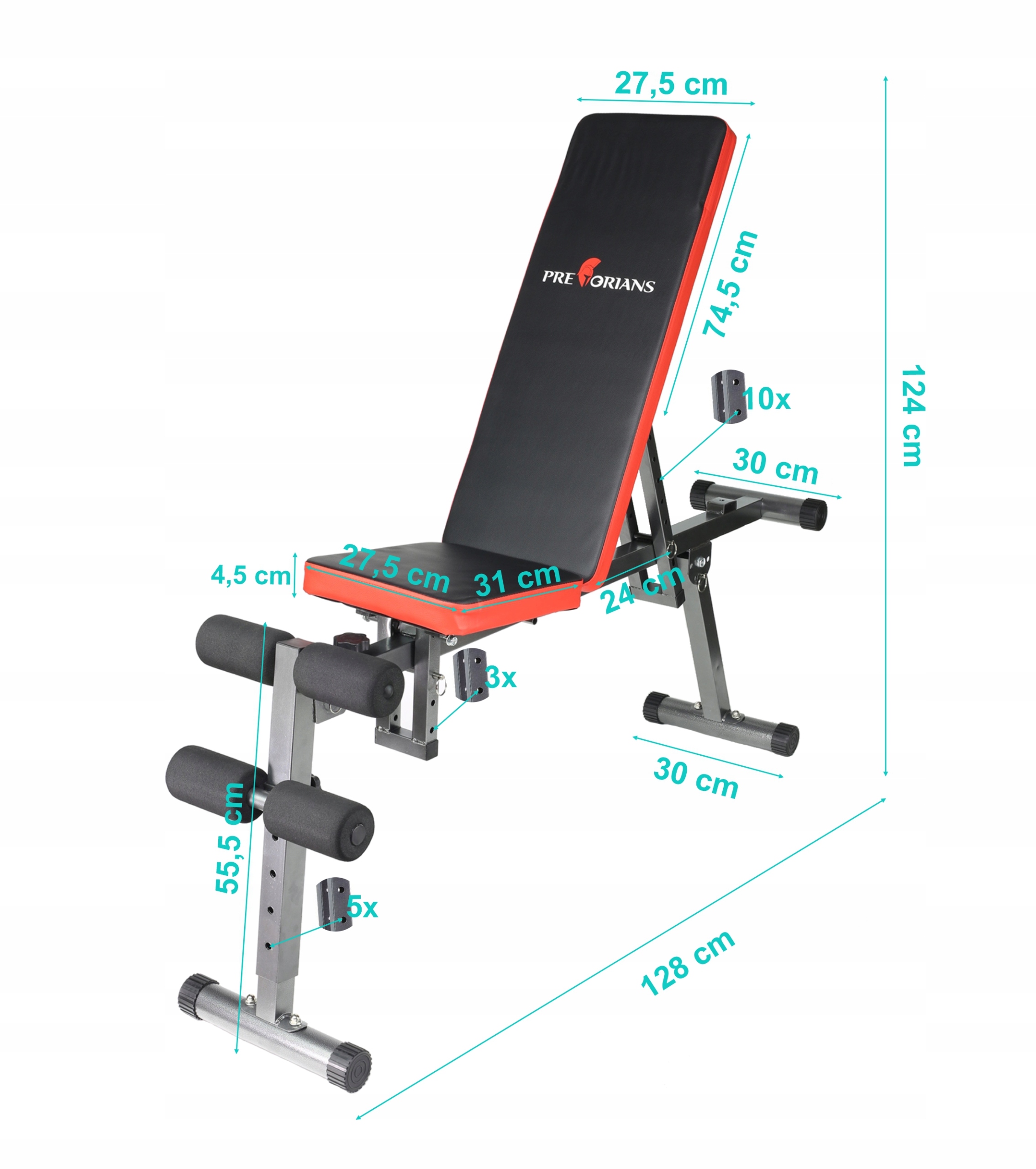 ZESTAW KULTURYSTYCZNY ZESTAW DO ĆWICZEŃ ŁAWECZKA STOJAK SZTANGA HANTLE 97kg Elementy zestawu gryf krótki gryf lekko łamany gryf prosty ławka regulowana talerze/obciążenia