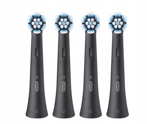 Oral-B iO Gentle Care Black Końcówki do szczoteczek elektrycznych, 4 sztuki