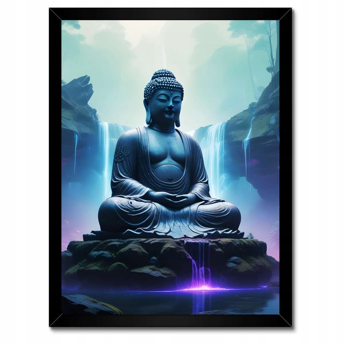 Plakáty v rámu 30x40 Buddha a meditace