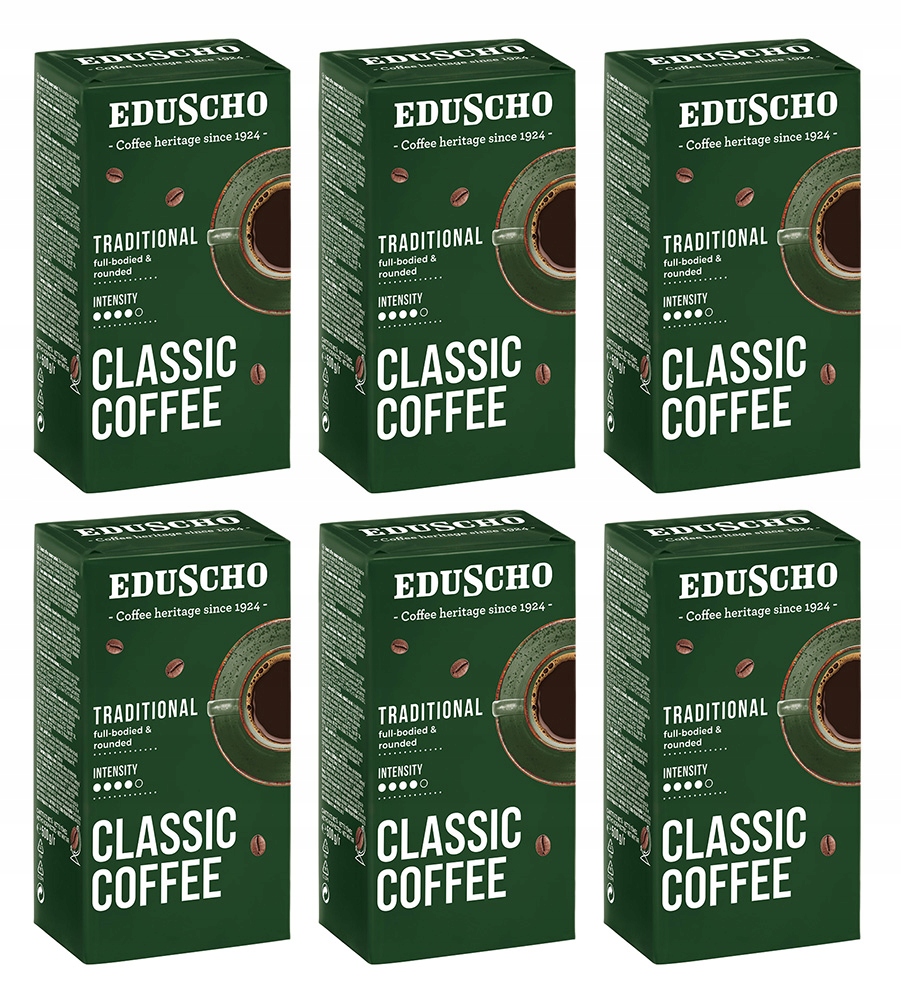 Kawa mielona Tchibo Eduscho Classic Traditional 6x 500g (3 kg)