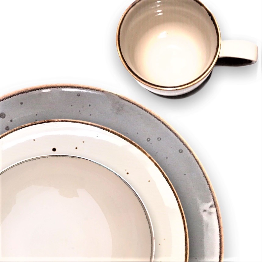 

Alumina MIX 9 zestaw Komplet Talerzy dla 8 osób