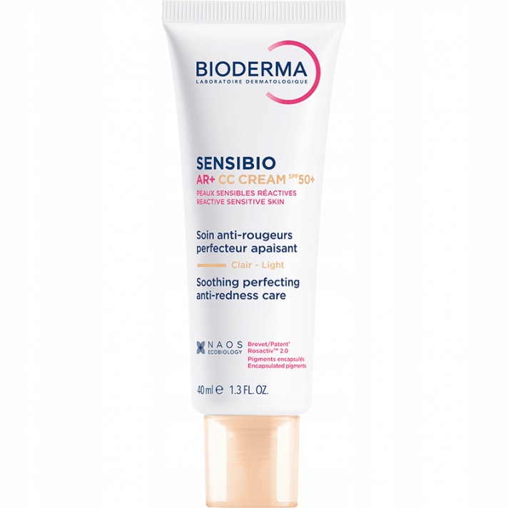 Bioderma Sensibio Ar+ CC Cream Krem redukujący zaczerwienienia SPF50+ 40 ml