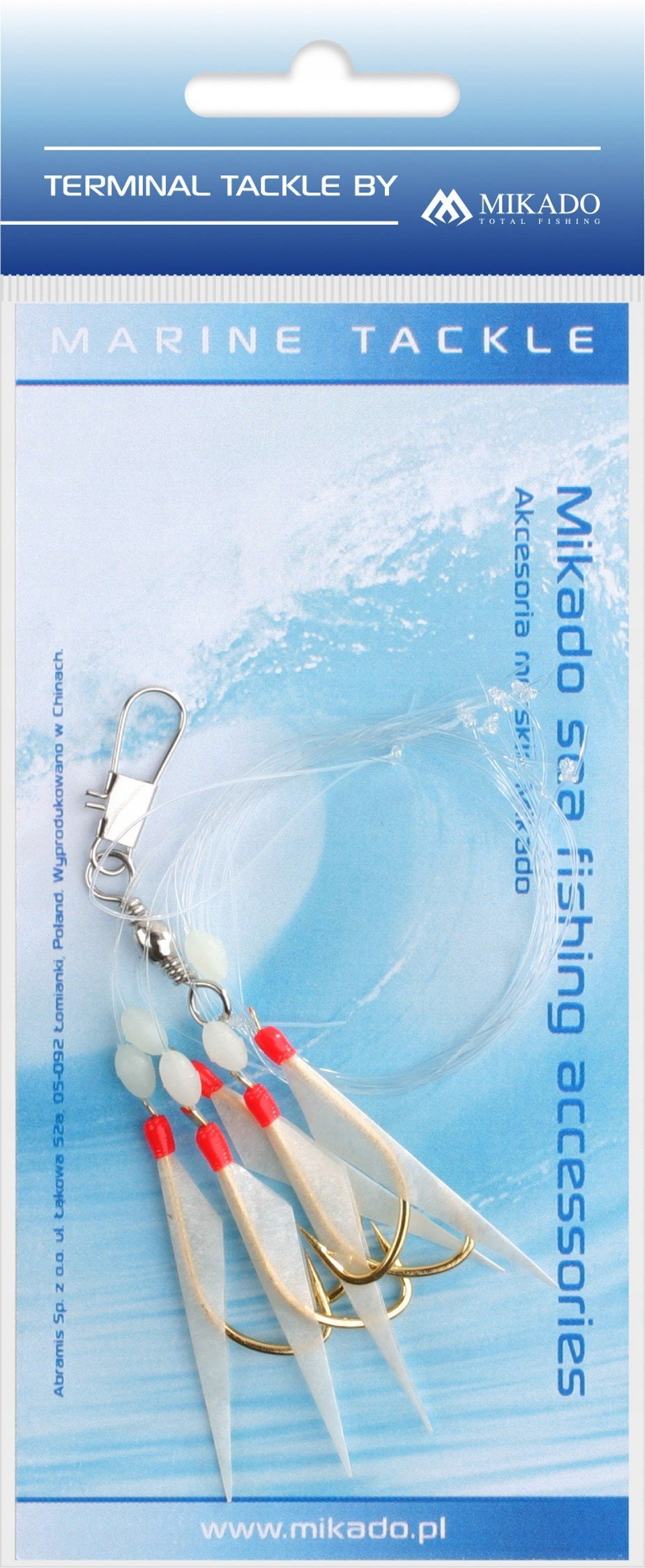 Przywieszki Śledziowe Mikado Fish Skin Rig Holo 3