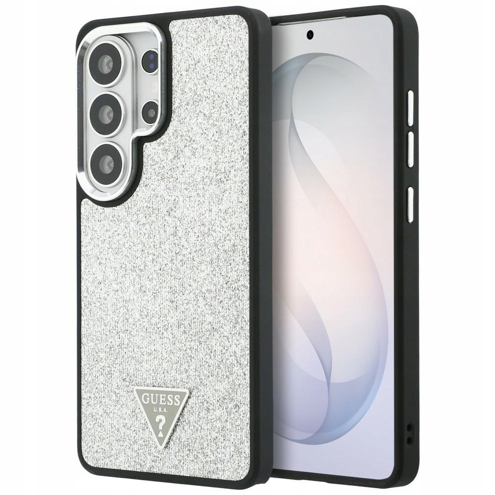 Pouzdro Guess Fixed Glitter Triangle MagSafe pro Samsung Galaxy S26 Ultra