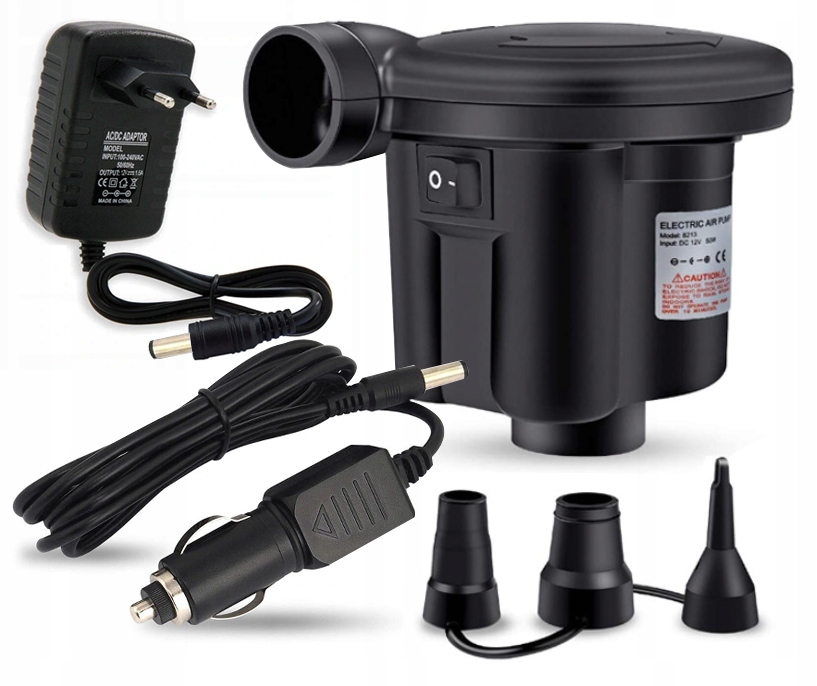 

Elektryczna Pompka Materaca Pontonu Basen 12V/230V