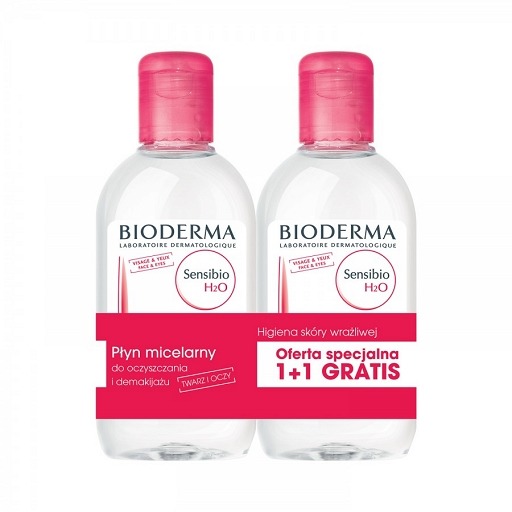 

Bioderma Sensibio H20 płyn micelarny 500 + 500 ml