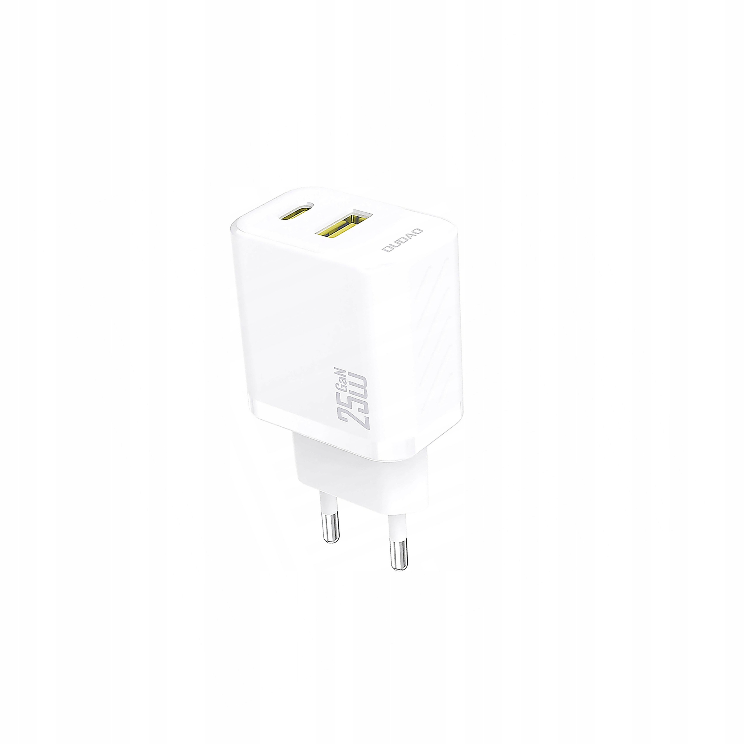 Ładowarka Dudao A26T GaN 25W Usb-a, Usb-c biała