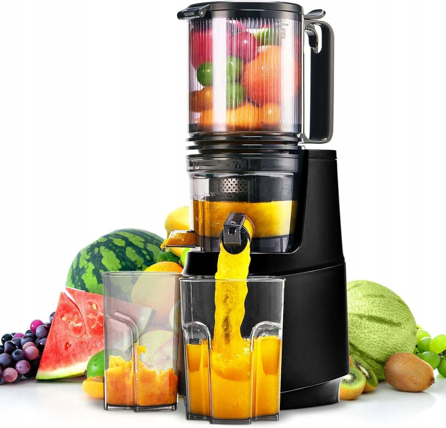 Maison Huis sokowirówka wolnoobrotowa 250W duży otwór czarna