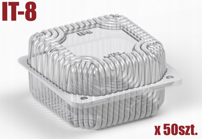 

Pojemnik na ciastka ciasto Pet/ 470ml 50 szt.