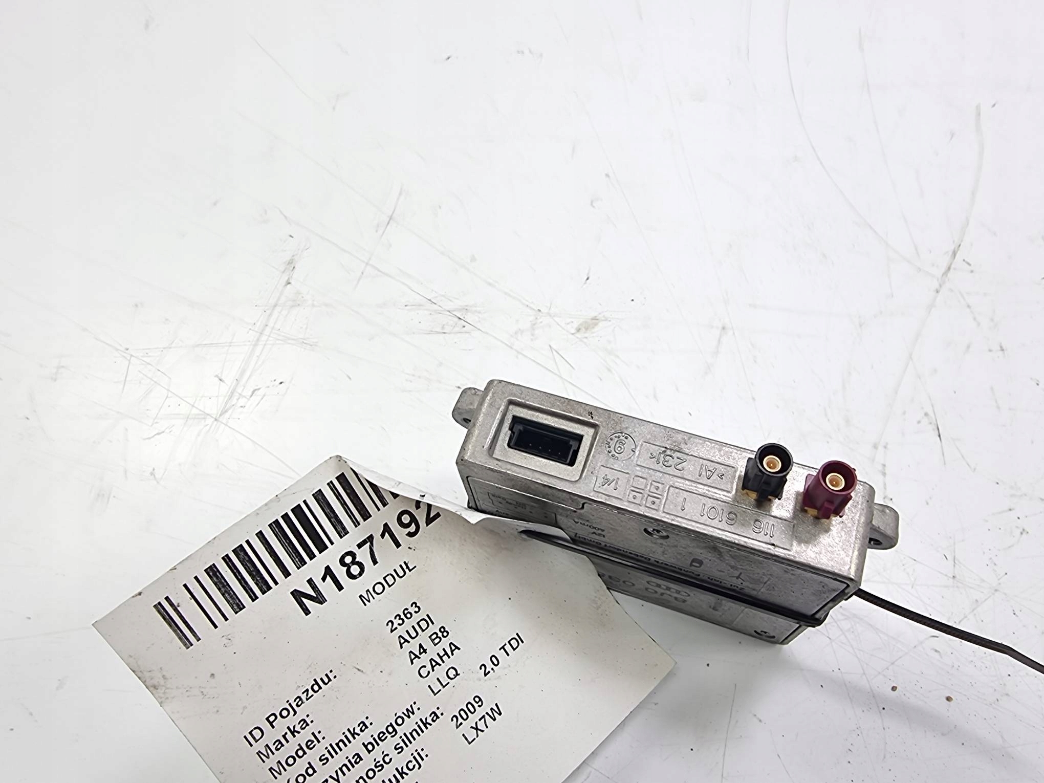 amplifier ANTENY 8J0035456 AUDI A4 B8
