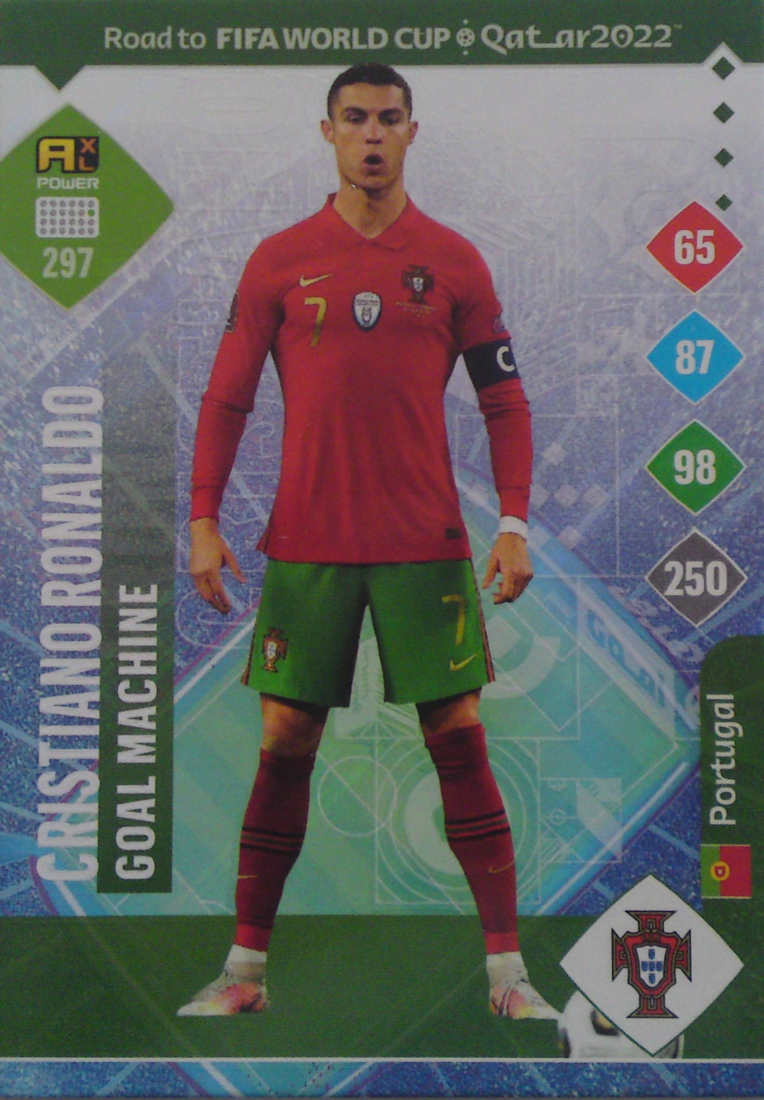Panini Road Fifa World Qatar 2022 Goal Machine Cristiano Ronaldo 297