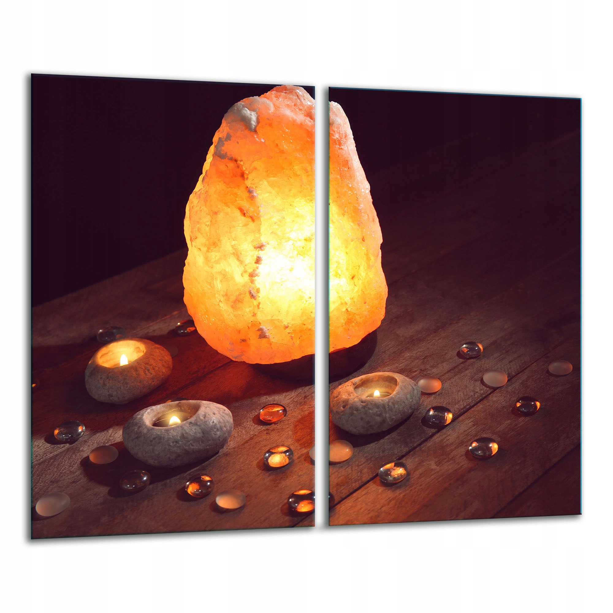 7v1 Skleněná Krájecí Deska 2x 30x52 Lampa