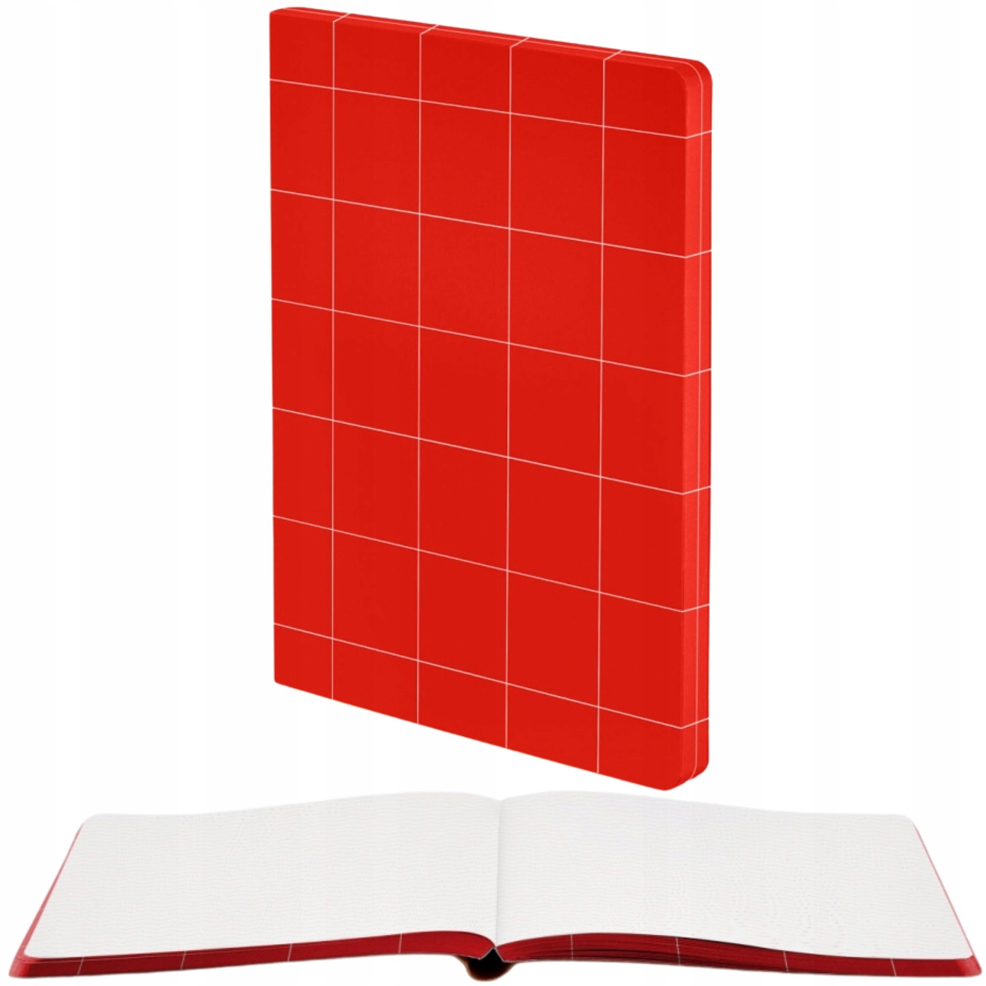 Notes Notatnik Nuuna Break The Grid L Light Red 160 stron 22 x 16,5cm