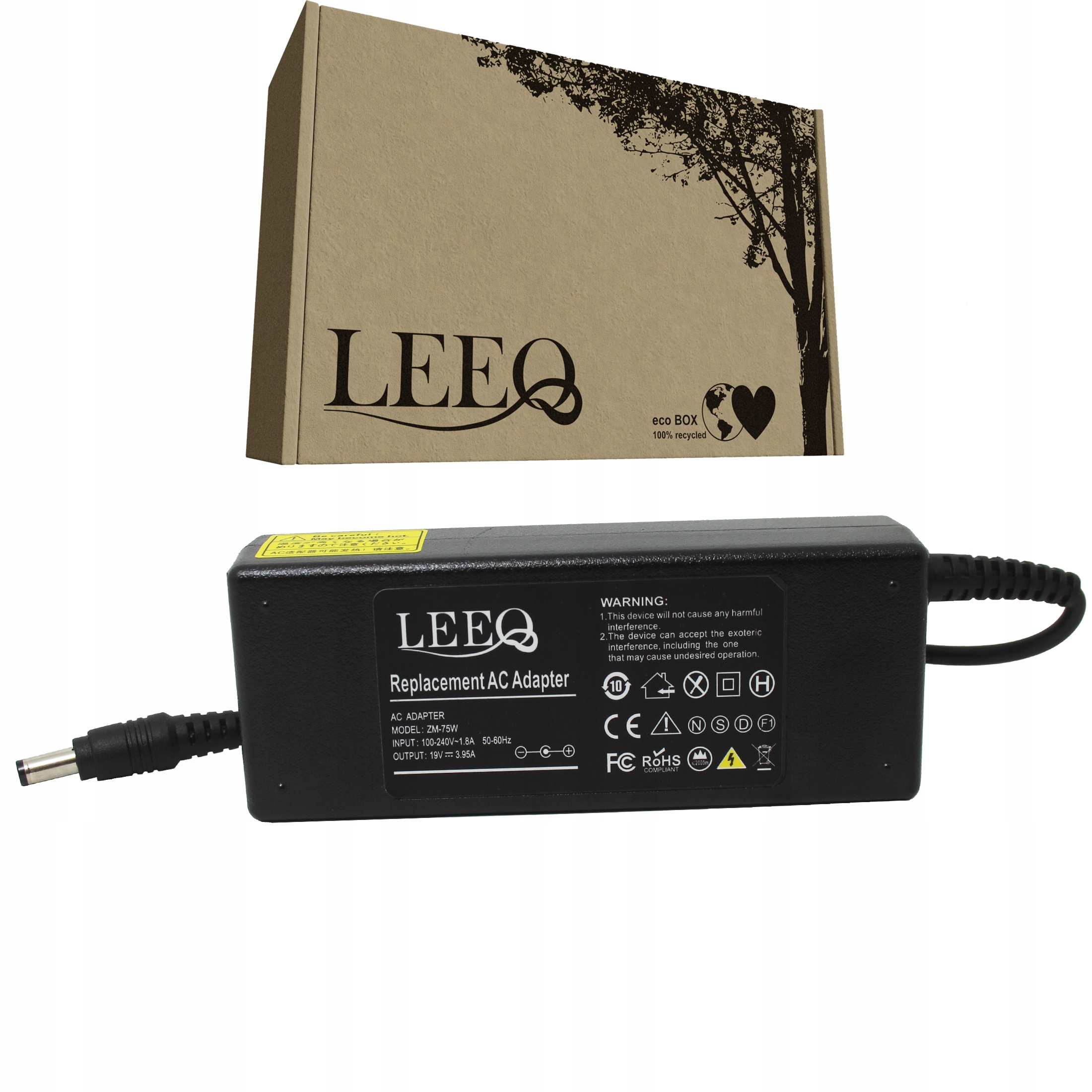 

Ładowarka 75W do Acer Toshiba Hp Compaq 5,5x2,5mm