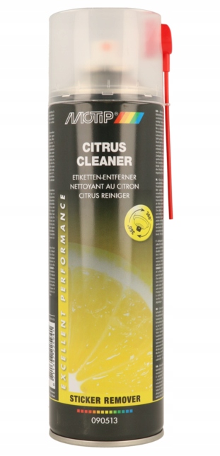 

Motip Citrus Cleaner Usuwa Żywicę Klej Smołę 500ml