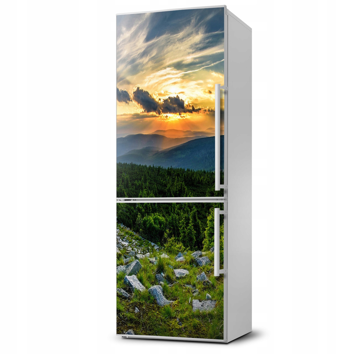 

Magnes na lodówkę magnetyczna Panorama gór 60x180