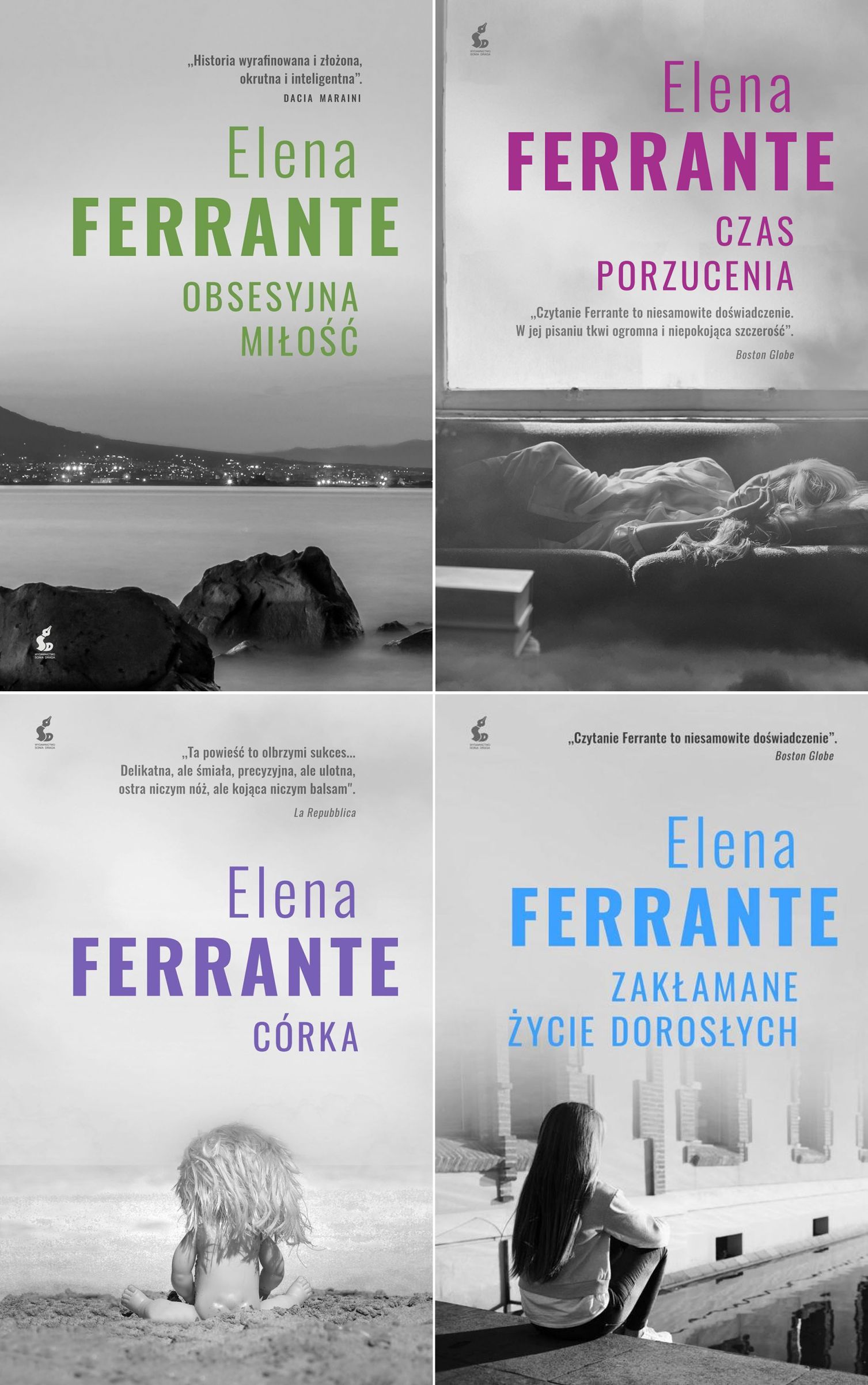 Elena Ferrante Zestaw powieści obyczajowych