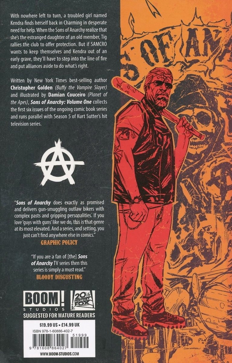 SONS OF ANARCHY VOL 01 SC [9781608864027] ISBN 9781608864027