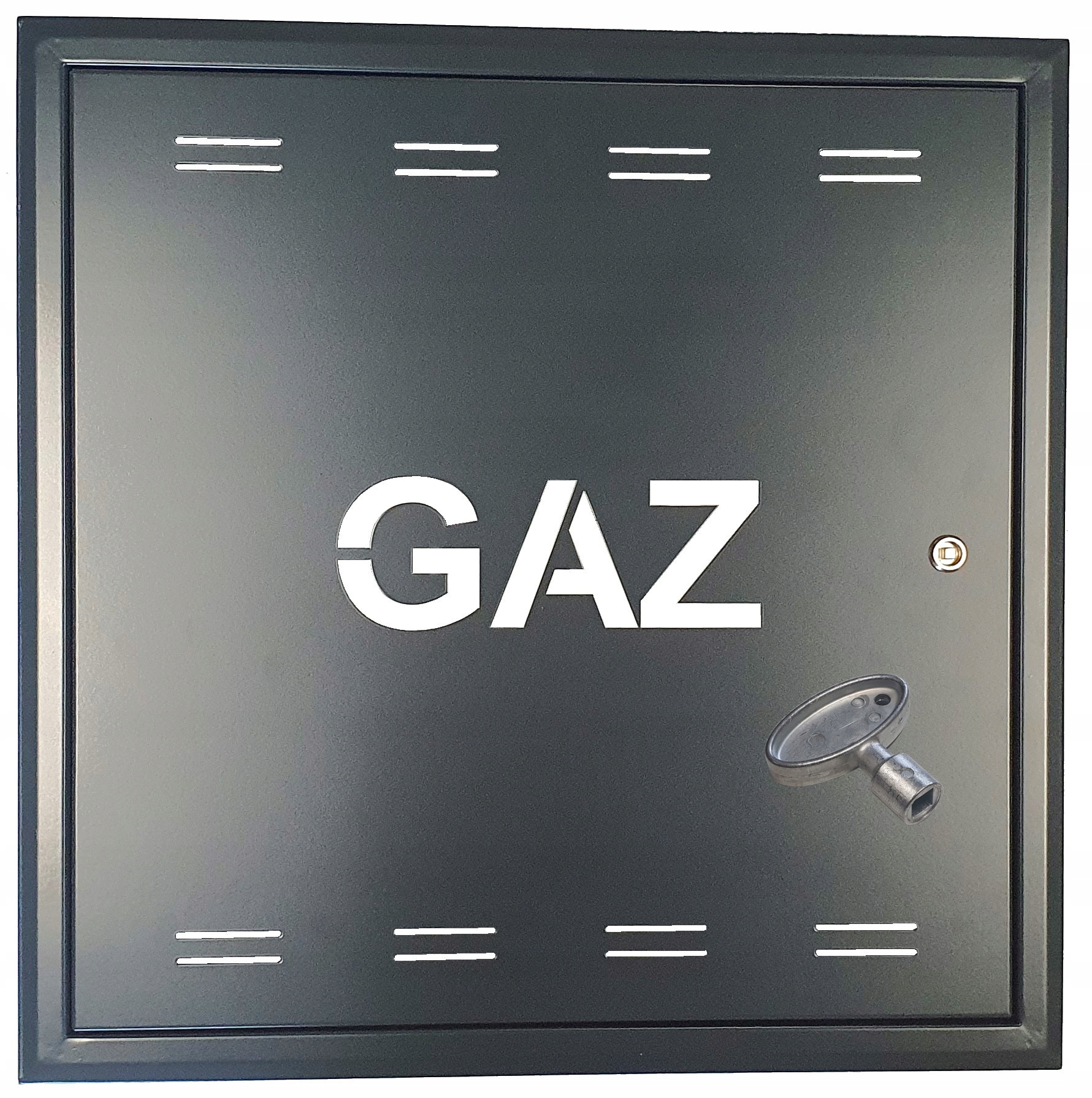 Polské Na Plynové Dveře 60x60x5 Antracit Zamyknuté, Leštěné