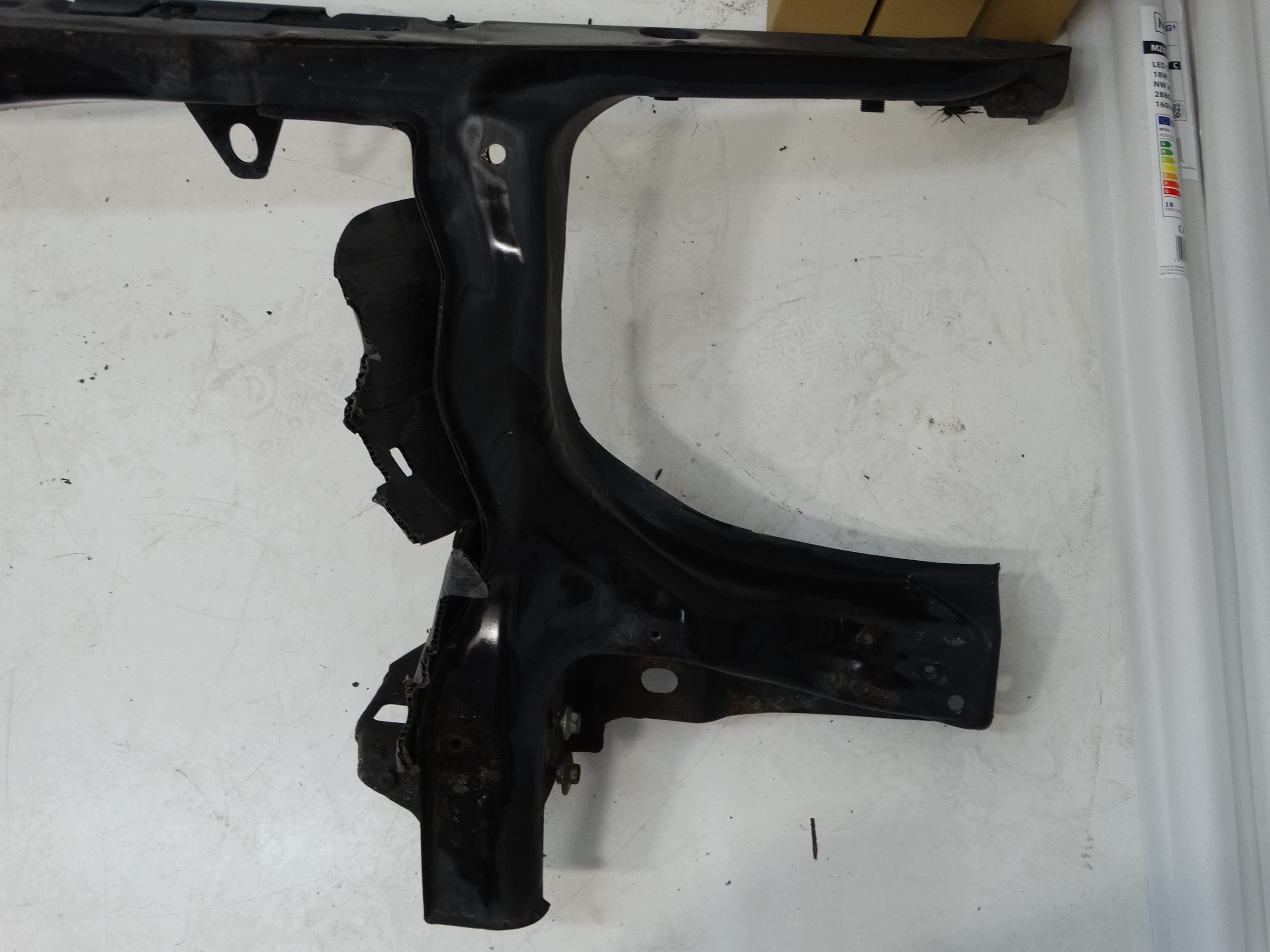 support panel for radiators pillar iron VOLKSWAGEN TRANSPORTER T5 7H0121409A