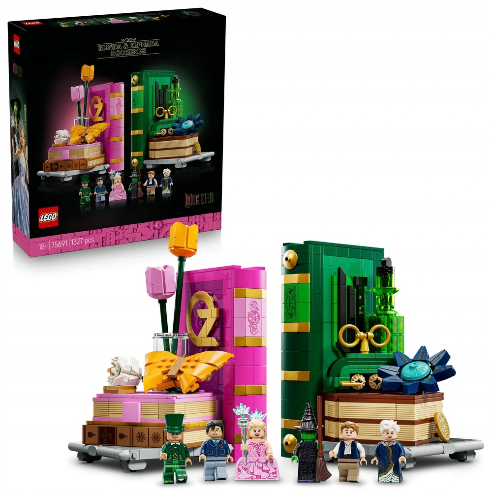 Lego Wicked 75691 Knižní zarážky: Glinda a Elphaba
