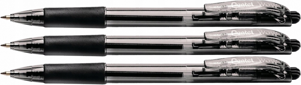 

Długopis Automatyczny Pentel Bk 417 Wow Czarny x3