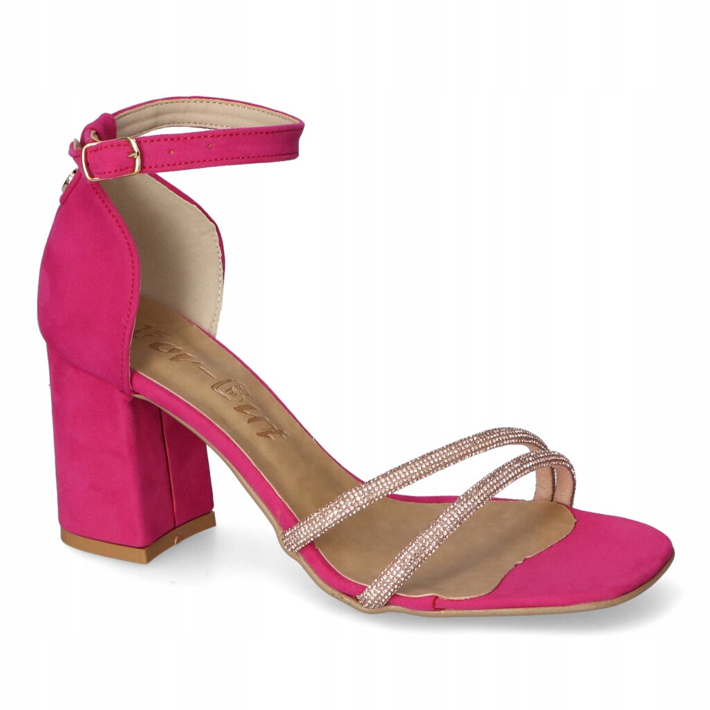 Sandály For-But 0826 Fuchsiová semiš 39