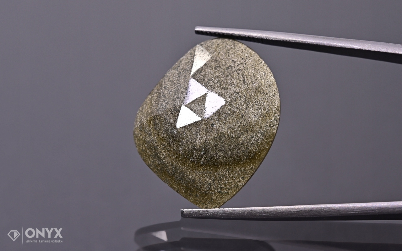 Obsidián zlatá fasetovaná nepravidelná růžice 24,5