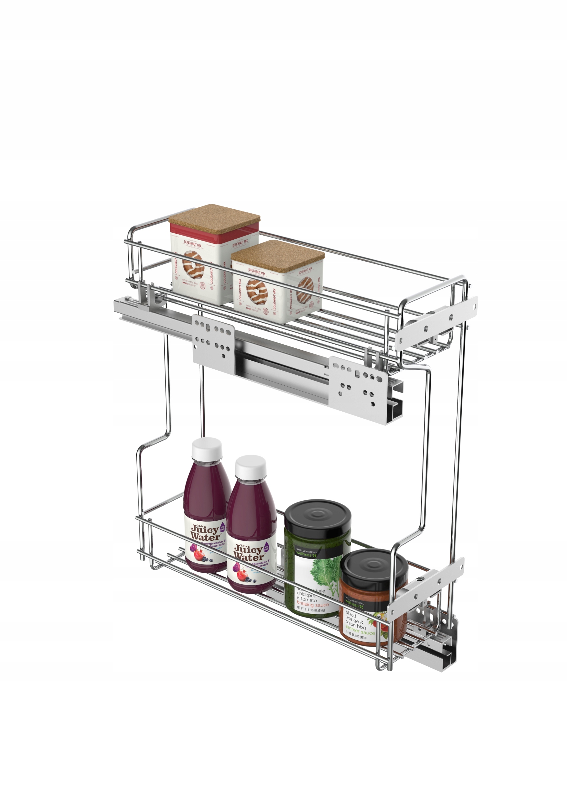 Hafele Koš Cargo 200 Levý boční chrom Matrix S