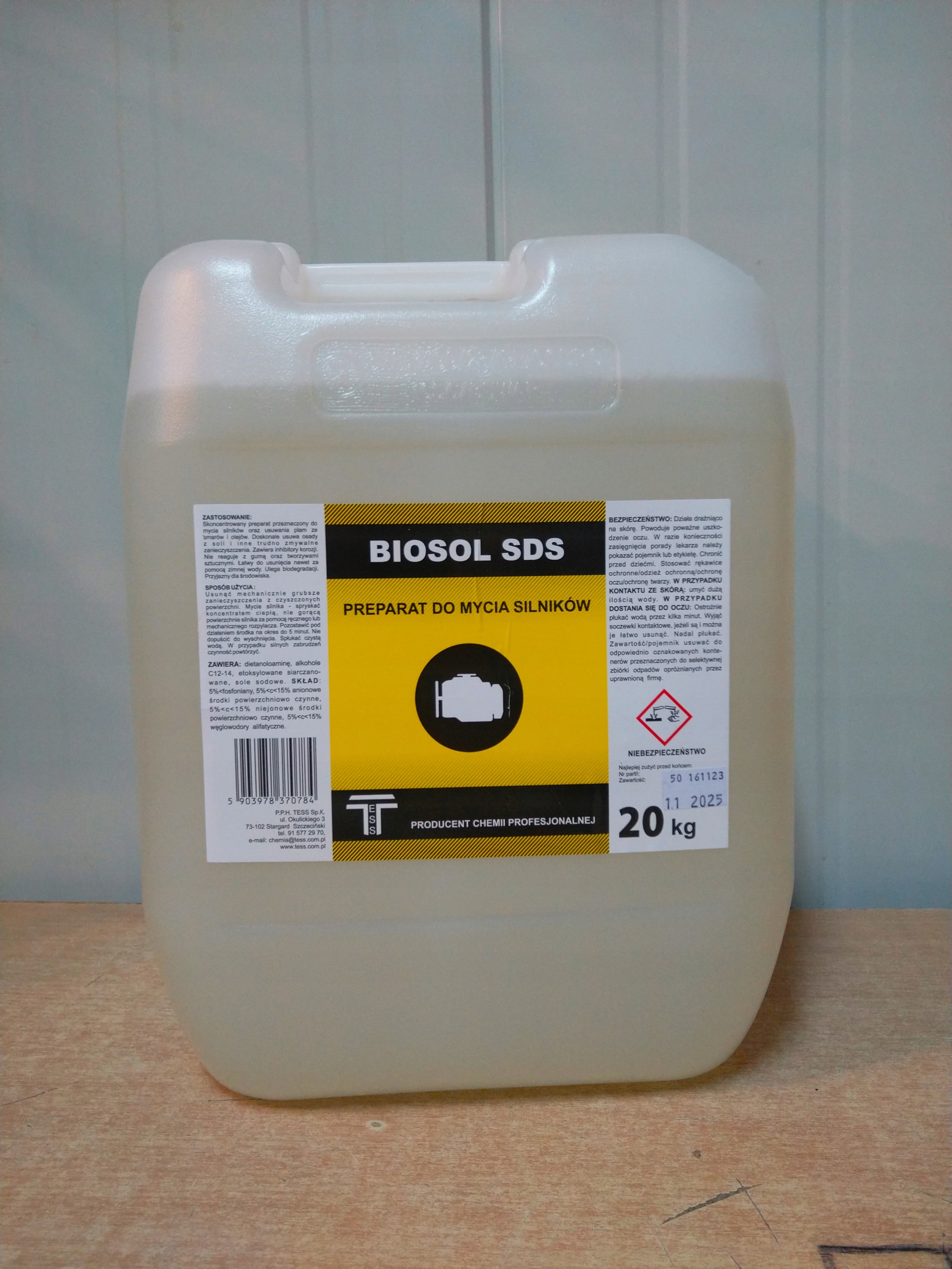 Přípravek na mytí motorů 20 kg